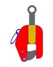 Захват механический эксцентрикового типа для вертикального подъёма листа с замком грузоподъемностью 1т ЗАВОД ПТО 2МВ16-1,0 Такелаж